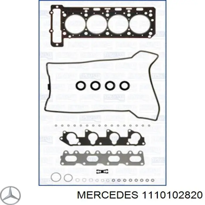 1110102820 Mercedes комплект прокладок двигуна, верхній