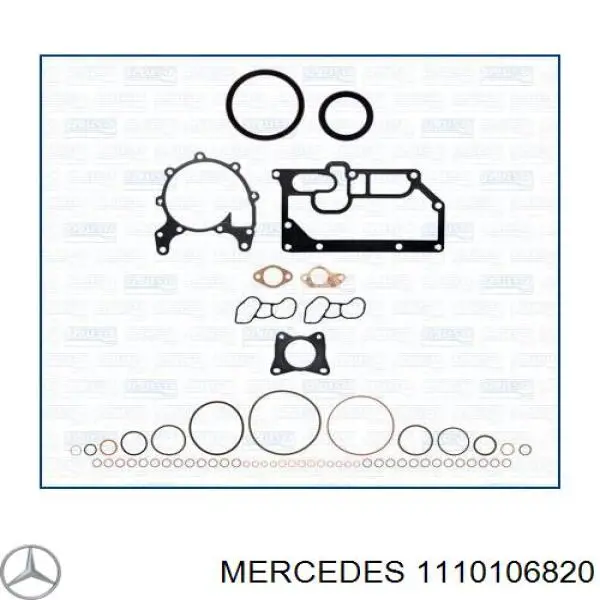 1110106820 Mercedes комплект прокладок двигуна, верхній