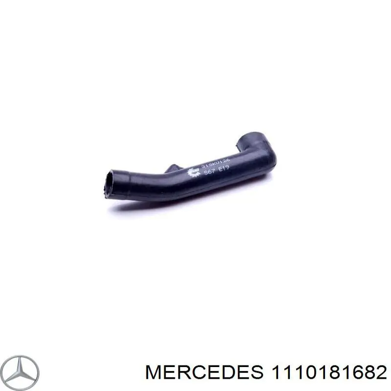 1110181682 Mercedes патрубок вентиляції картера, масловіддільника