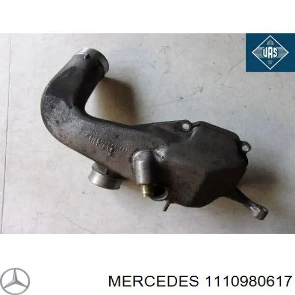 Купити A1110980617 Mercedes Патрубок повітряний, вихід з турбіни (наддув)