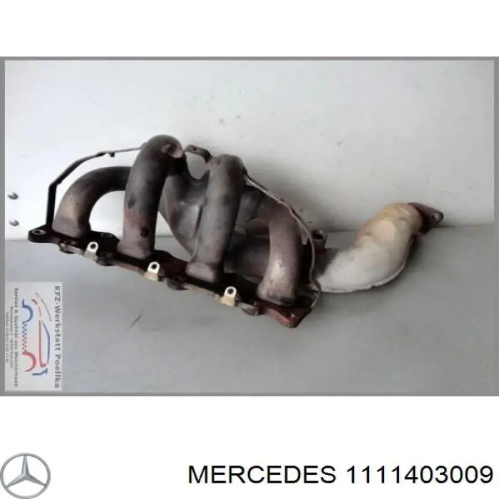 Газопроводи (колектор випускний) Mercedes A1111403009 ціна, від 88.69 USD