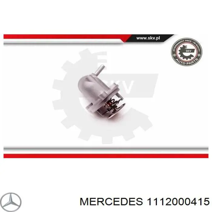 Купити A1112000415 Mercedes Термостат в корпусі
