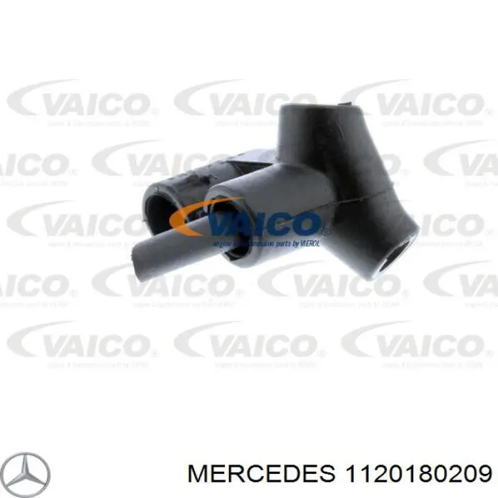 1120180209 Mercedes патрубок вентиляції картера, масловіддільника