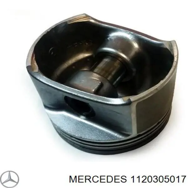 1120302917 Mercedes поршень з пальцем без кілець, std