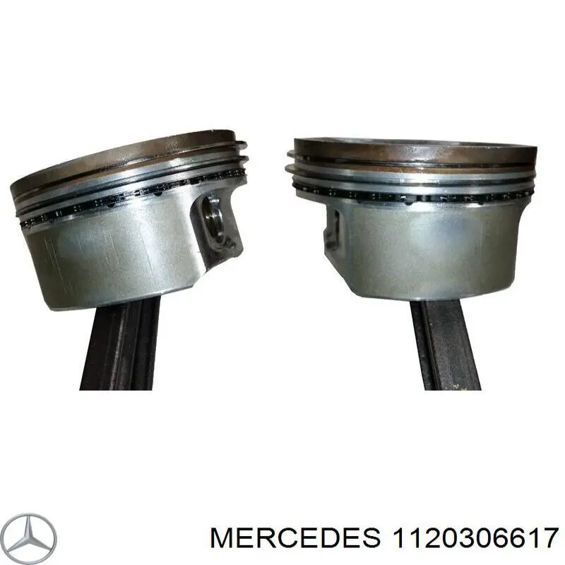 Купити A1120300617 Mercedes Поршень в комплекті на 1 циліндр, STD