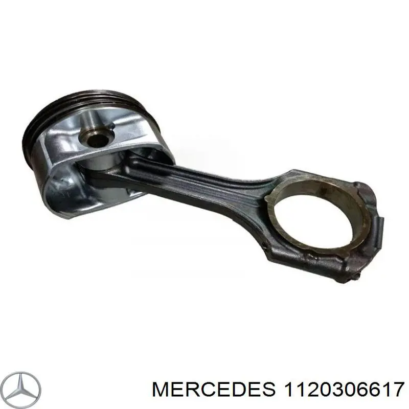 Поршень в комплекті на 1 циліндр, STD A1120300617 Mercedes