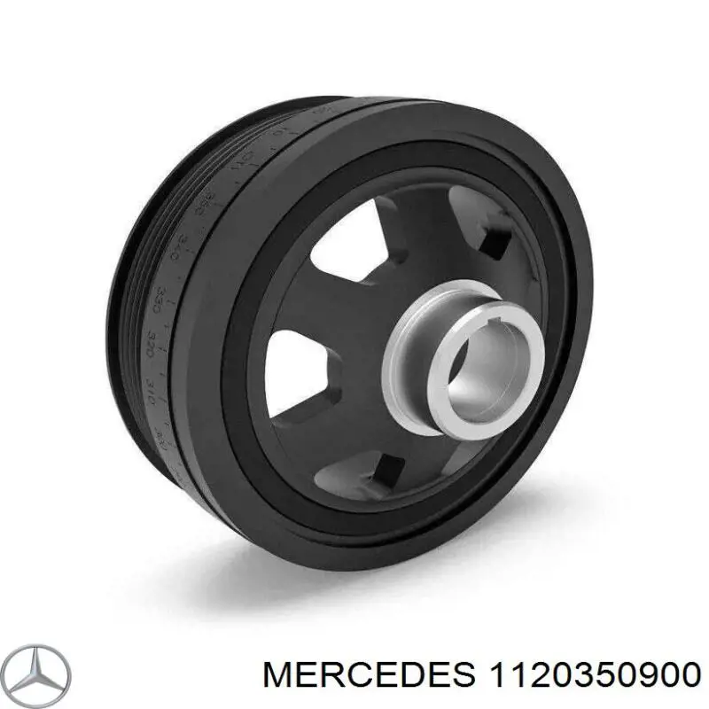1120350900 Mercedes шків колінвала