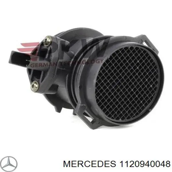 1120940048 Mercedes датчик потоку (витрати повітря, витратомір MAF - (Mass Airflow))