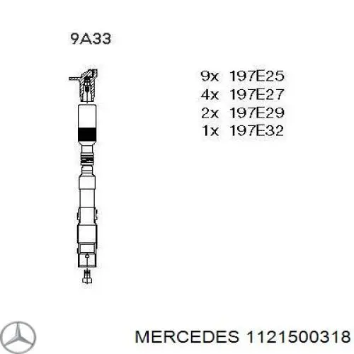 Високовольтні дроти A112150031864 Mercedes