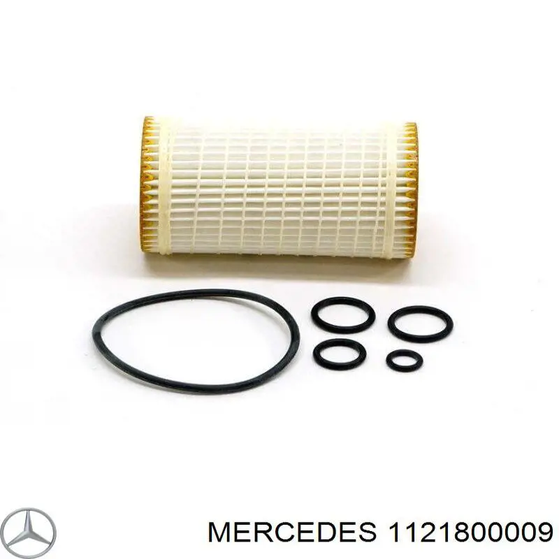 1121800009 Mercedes фільтр масляний