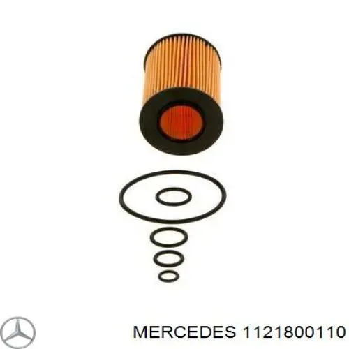 1121800110 Mercedes кришка масляного фільтра