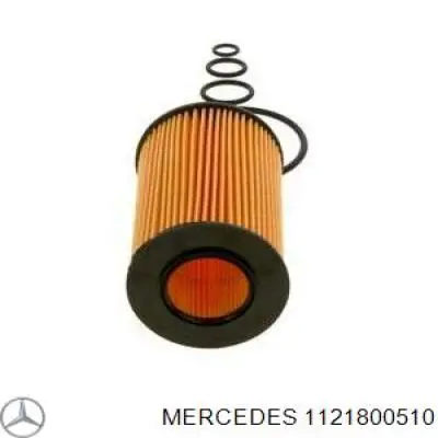 1121800510 Mercedes кришка масляного фільтра