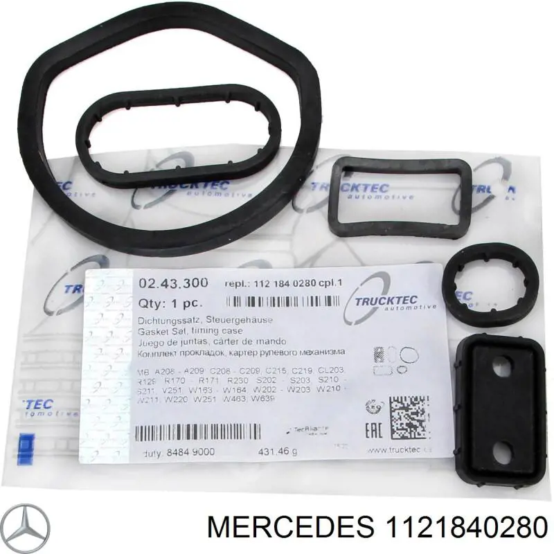 1121840080 Mercedes прокладка клапана вентиляції картера