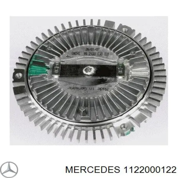 1122000122 Mercedes вискомуфта, вязкостная муфта вентилятора охолодження