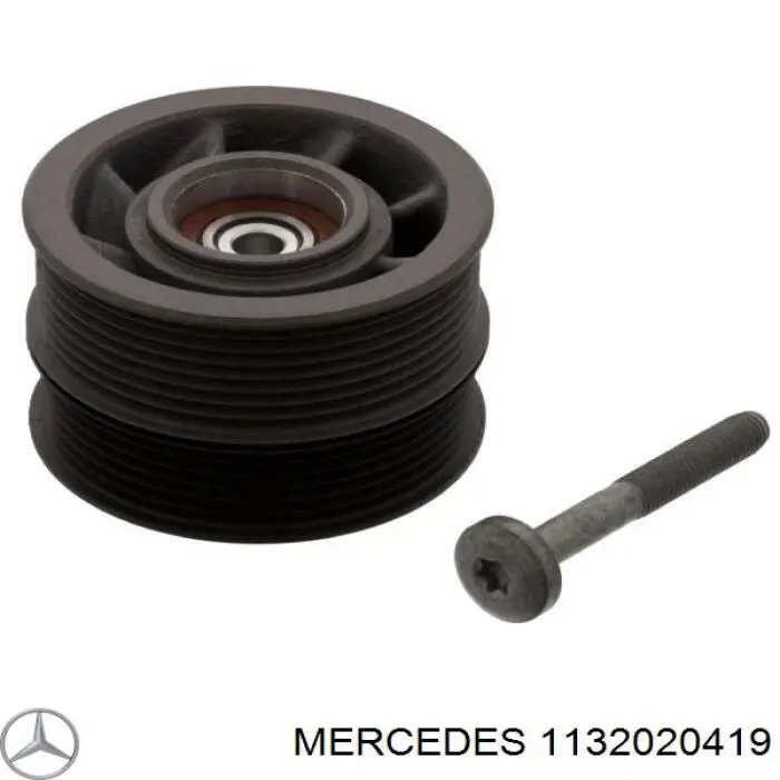 1132020419 Mercedes ролик натягувача приводного ременя