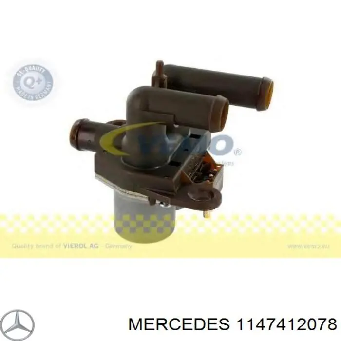 Купити A1147412078 Mercedes Кран пічки