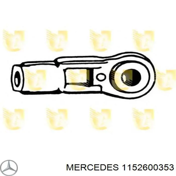 1152600353 Mercedes накінечник тяги кпп