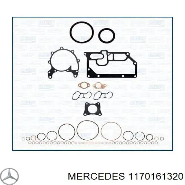 Прокладка головки блока циліндрів (ГБЦ), права на Mercedes S-Class (W126)