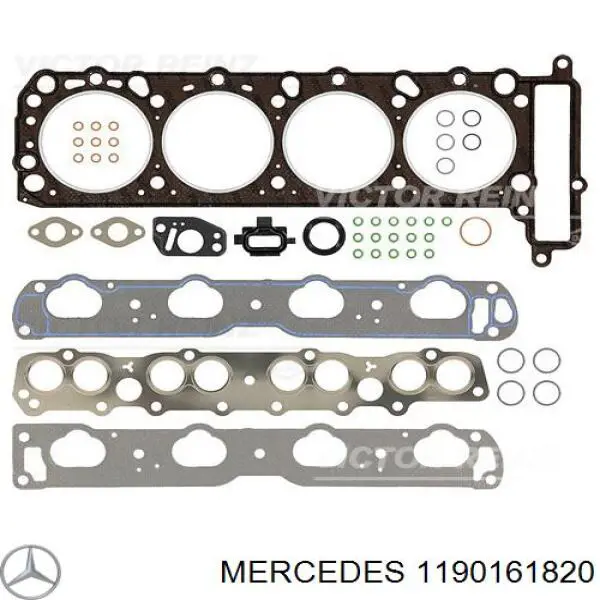 A119016182064 Mercedes прокладка головки блока циліндрів (гбц, ліва)