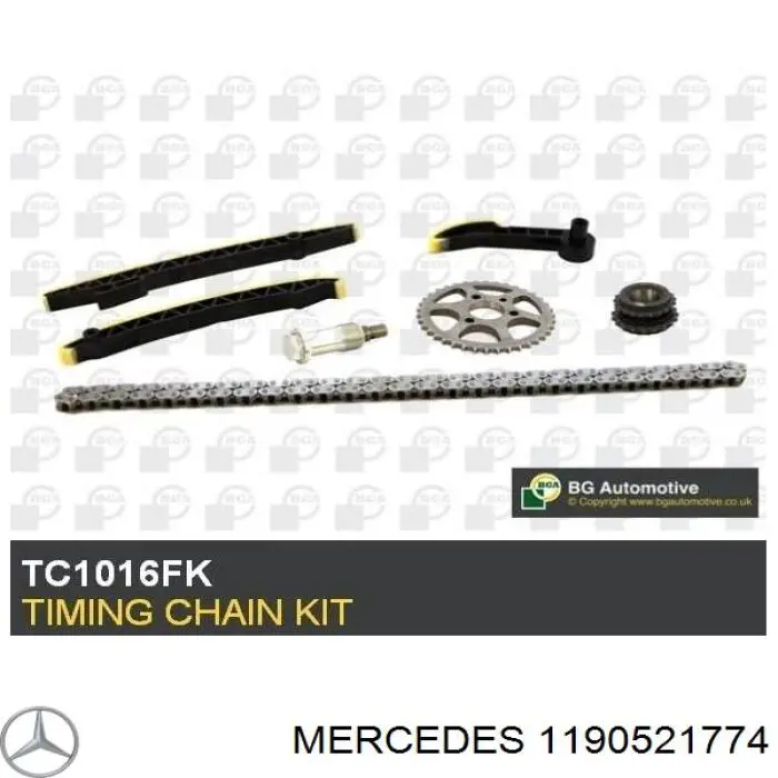  Mercedes A1190521774 ціна, від 11.37 USD