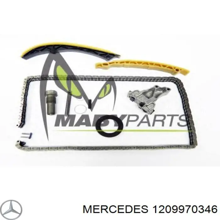 Купити A120997034664 Mercedes Сальник коленвала передній