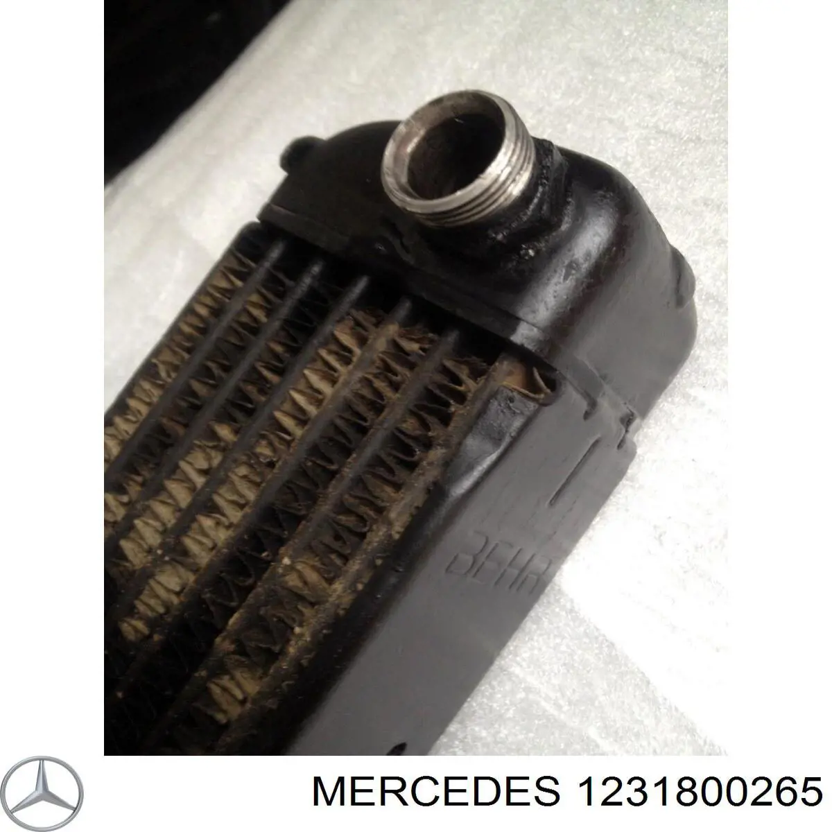Масляний радіатор охолодження рідини АКПП Mercedes A1231800265