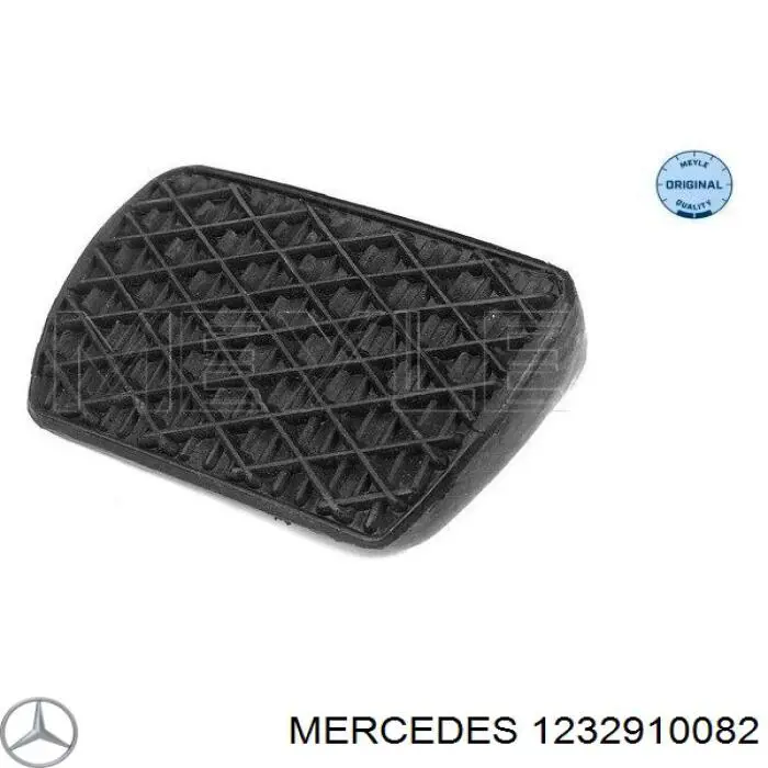 1232910082 Mercedes накладка педалі гальма