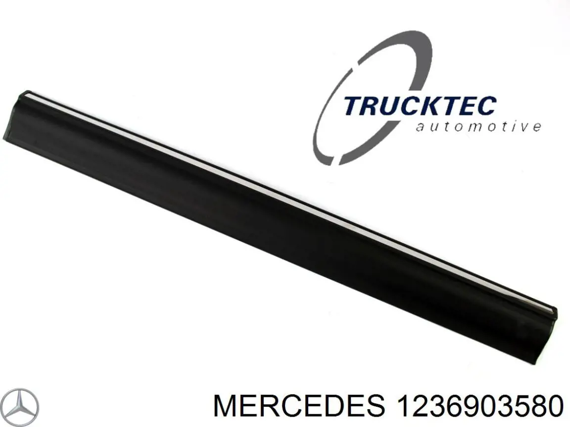Молдинг задніх лівих дверей Mercedes A1236903580 ціна, від 143.31 USD