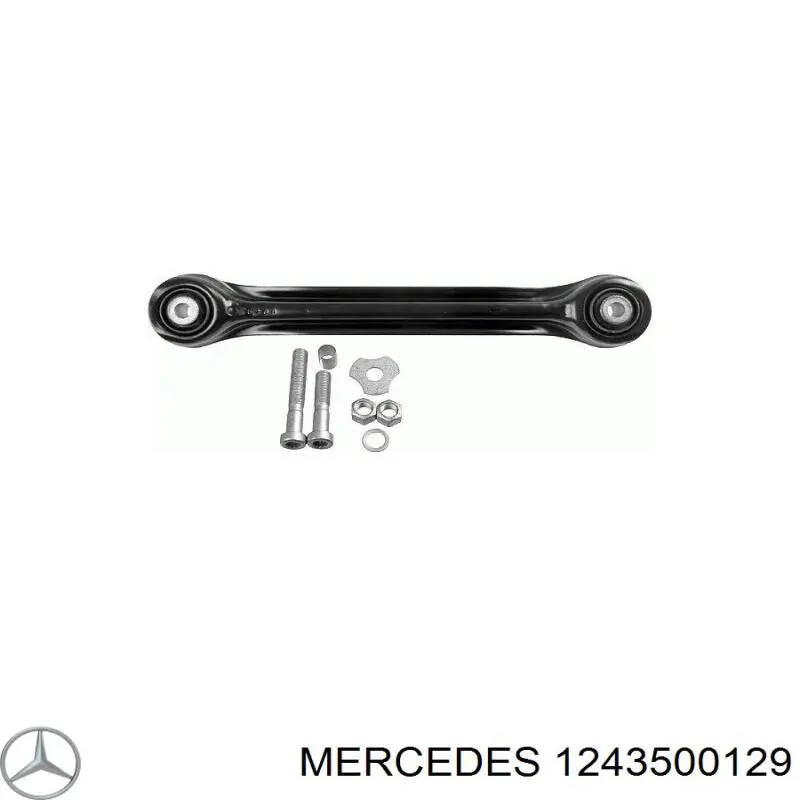 1243500129 Mercedes важіль/тяга задньої підвіски подовжній нижній, лівий/правий