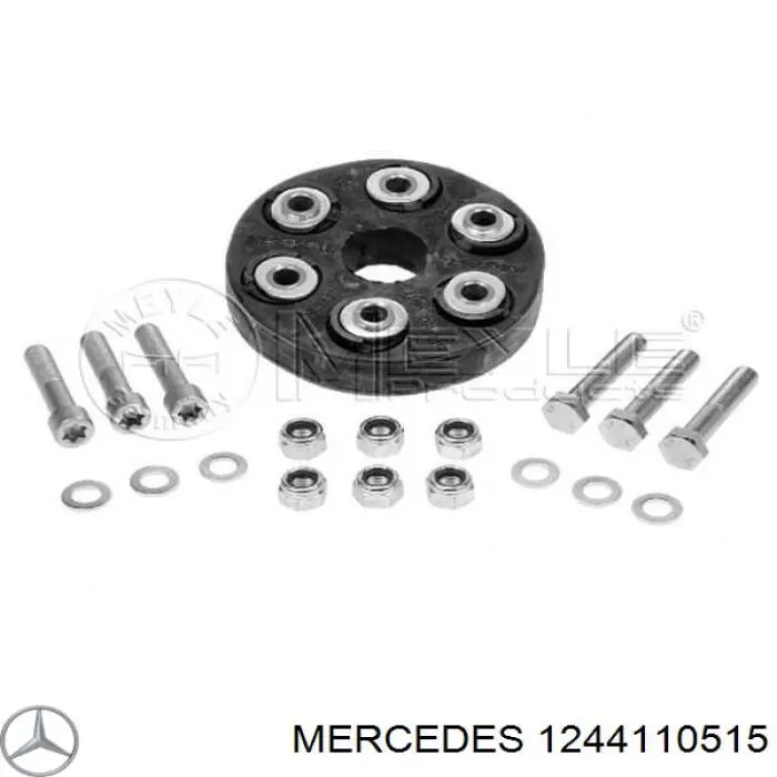 1244110515 Mercedes муфта кардана еластична, передня