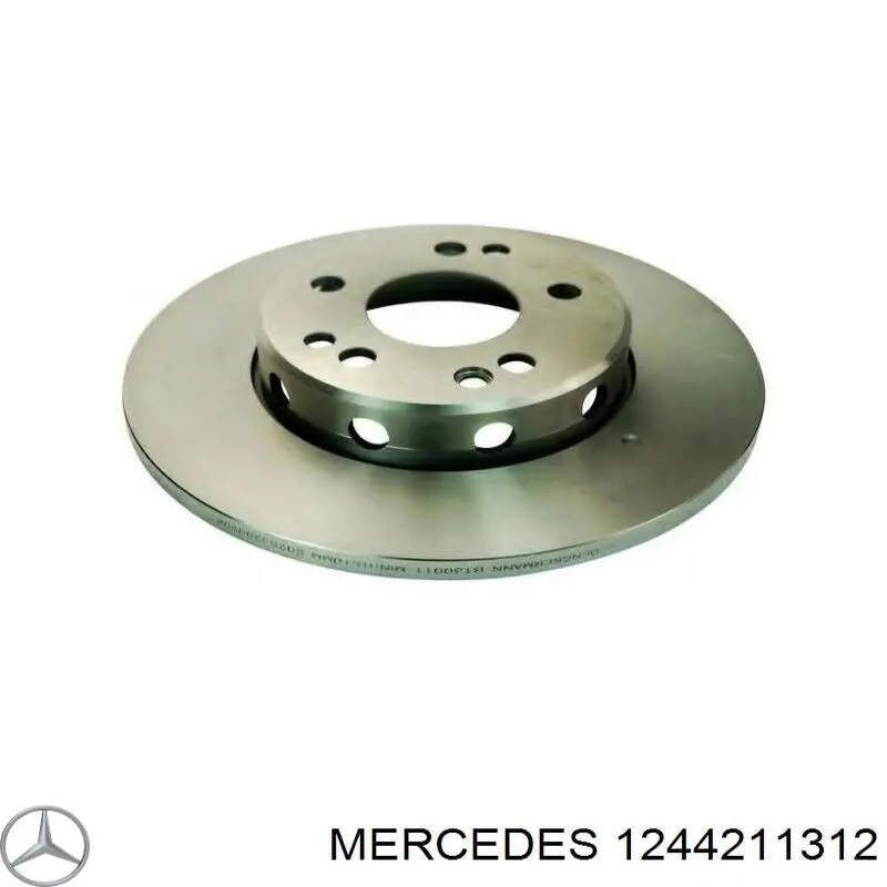 1244211312 Mercedes диск гальмівний передній