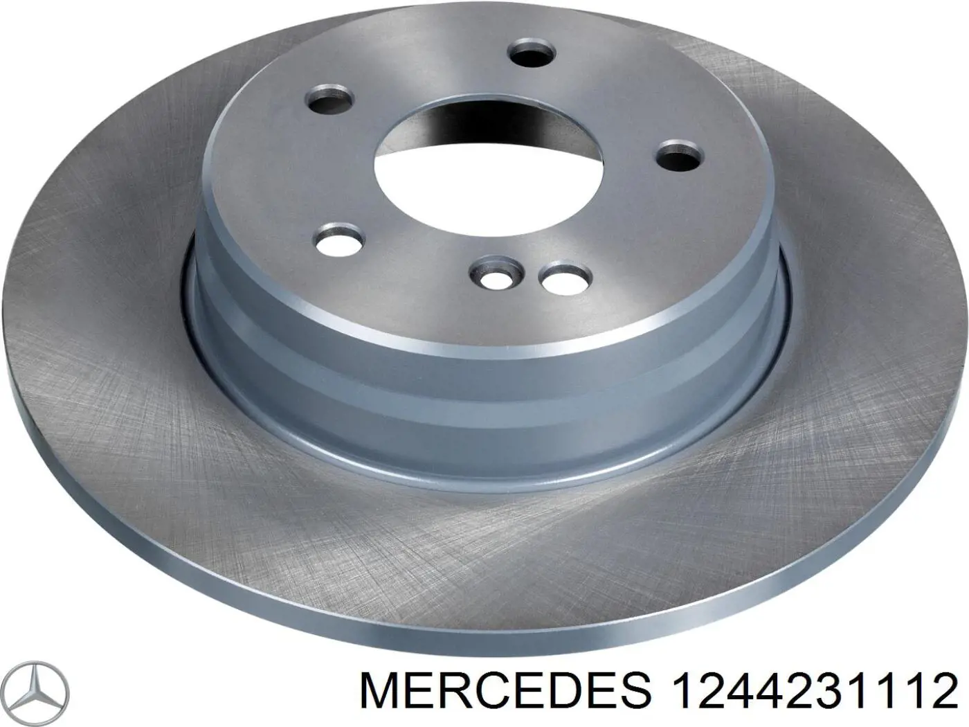1244231112 Mercedes диск гальмівний задній