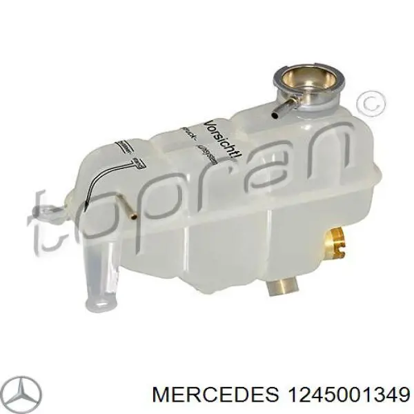 1245001349 Mercedes бачок системи охолодження, розширювальний