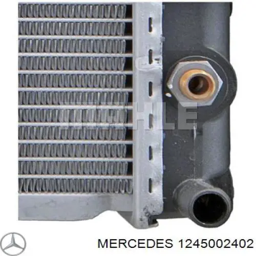 1245002402 Mercedes радіатор охолодження двигуна
