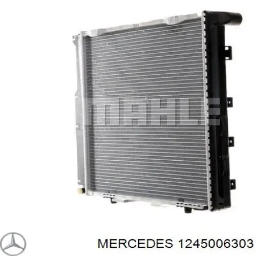 Радіатор охолодження двигуна 1245006303 Mercedes