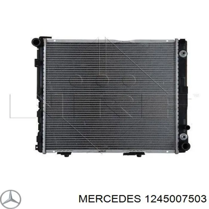 Радіатор охолодження двигуна 1245007503 Mercedes