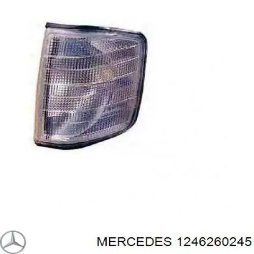 Рамка/облицювання фари правої на Mercedes E-Class (W124)