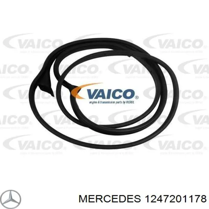 Ущільнювач двері передньої лівої (на двері) VEMO/Vaico V301542