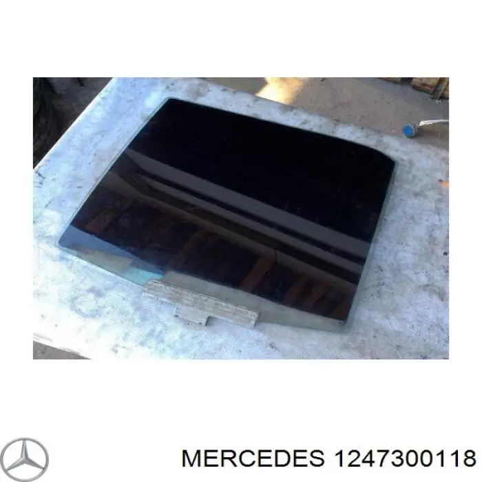 Купити A1247300118 Mercedes Скло задньої двері лівої