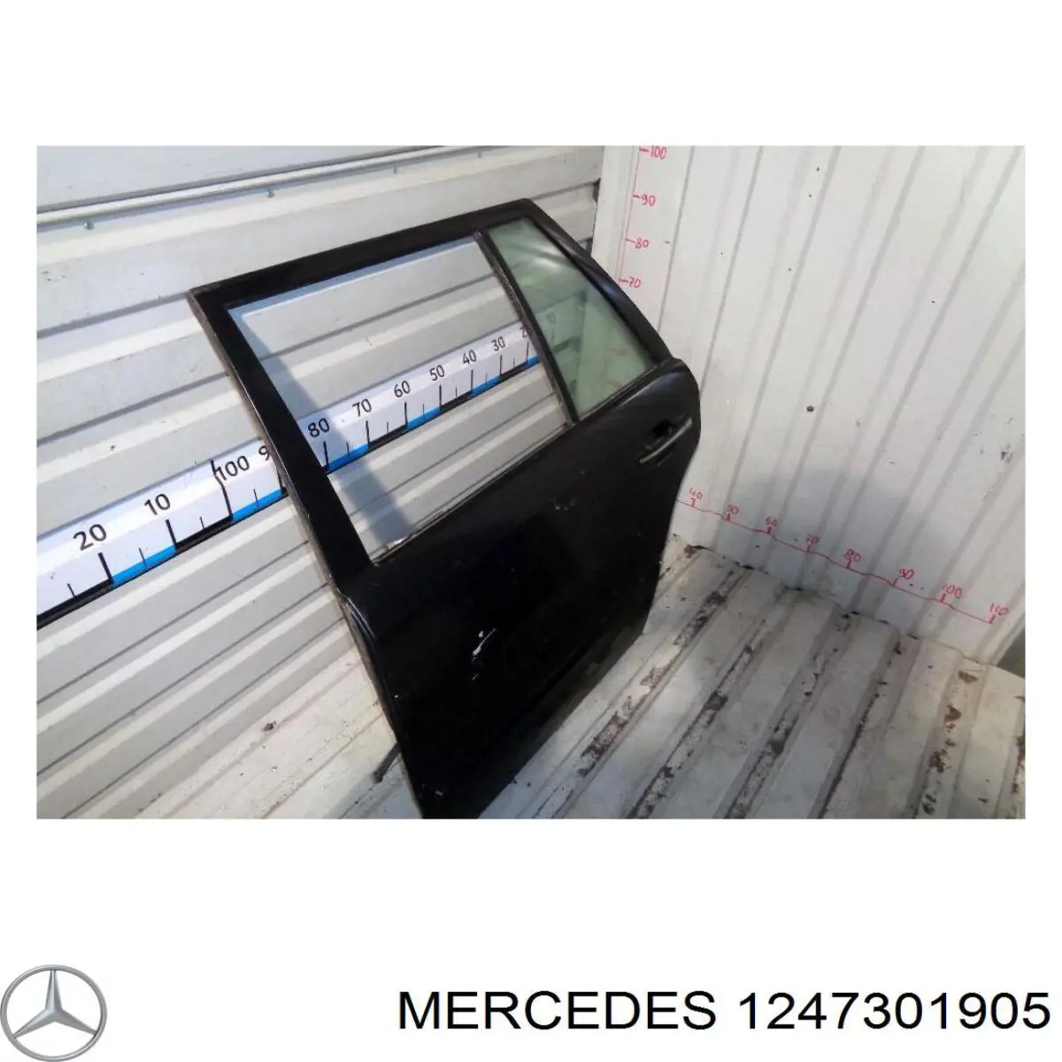 Двері задні, ліві Mercedes E 