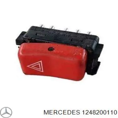 Кнопка ввімкнення аварійного сигналу 1248200110 Mercedes