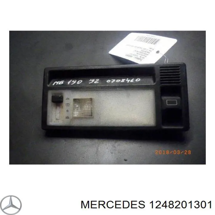 Плафон освітлення салону/кабіни Mercedes A1248202201 ціна, від 10.13 USD
