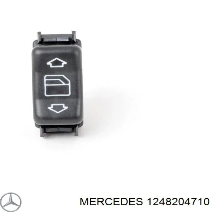 1248204710 Mercedes кнопка вмикання двигуна склопідіймача задня права