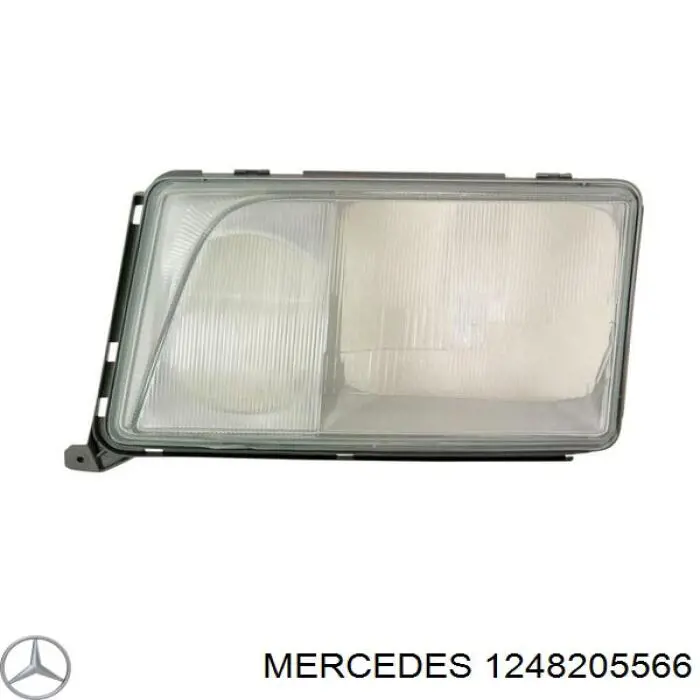 Скло фари лівої 1248205566 Mercedes