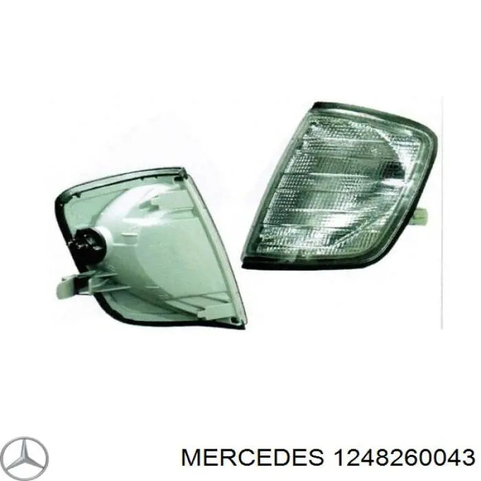 1248260043 Mercedes покажчик повороту лівий