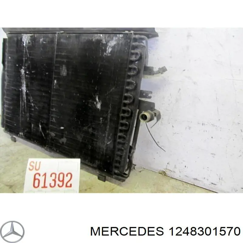 Радіатор кондиціонера 1248301570 Mercedes