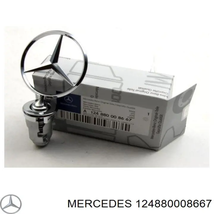 Емблема капота на Mercedes E-Class (C124)