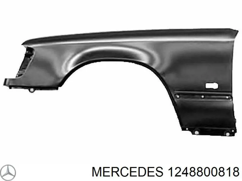 1248804918 Mercedes крило переднє ліве