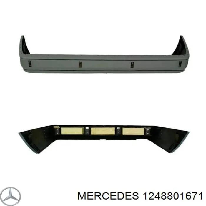 1248801671 Mercedes бампер задній
