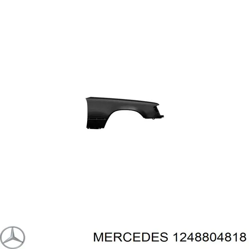 1248804818 Mercedes крило переднє праве